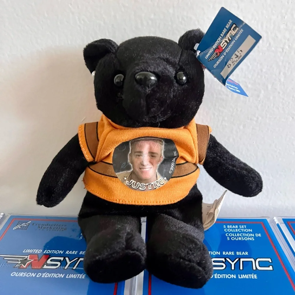 Vintage Complete ‘N Sync Bear Set of All 5 Members Boy Band 2000 - Picture 6 of 8